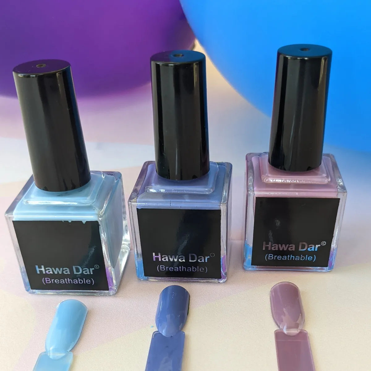 Breathable Nail Polish (Shades of Blue )